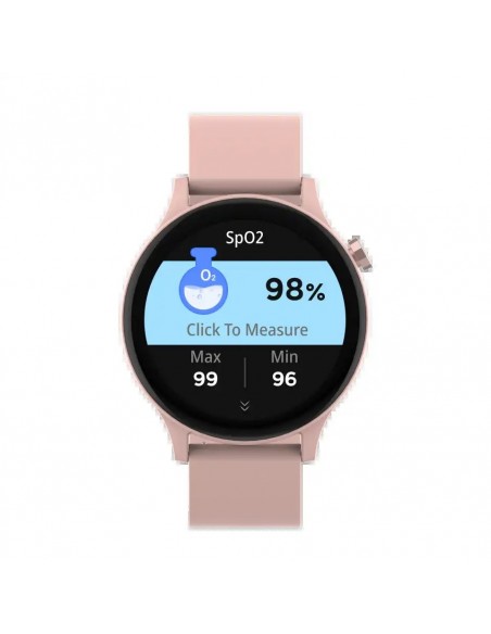 Denver SWC-338RO Smartwatch Pantalla 1.38" Sensor de Frecuencia Cardíaca y Función de Llamada Bluetooth Rosa