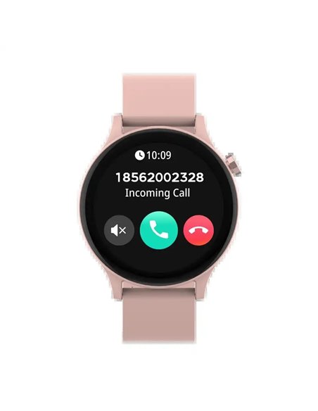 Denver SWC-338RO Smartwatch Pantalla 1.38" Sensor de Frecuencia Cardíaca y Función de Llamada Bluetooth Rosa