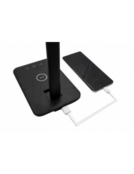 Denver LQI-105 Lámpara de escritorio LED con Cargador Inalámbrico