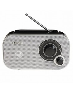 Denver TR-51W Radio FM con Sintonización Analógica Blanca