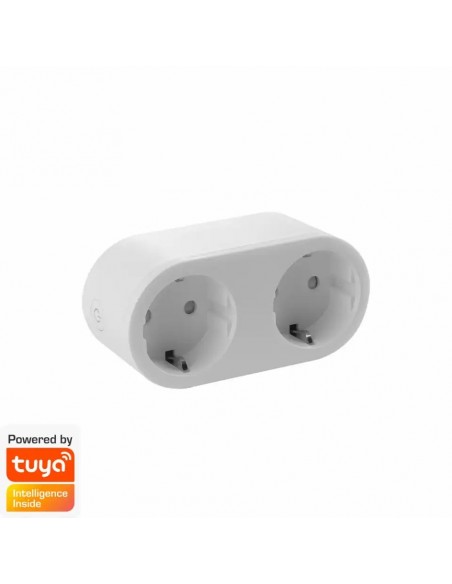Denver SHP-200MK2 Enchufe Inteligente Compatible con TUYA y Google Assistant/Amazon Alexa