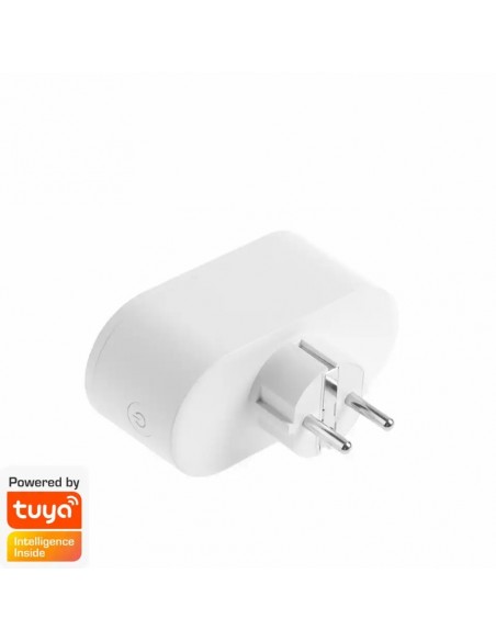 Denver SHP-200MK2 Enchufe Inteligente Compatible con TUYA y Google Assistant/Amazon Alexa