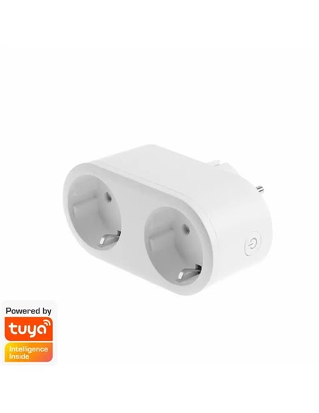 Denver SHP-200MK2 Enchufe Inteligente Compatible con TUYA y Google Assistant/Amazon Alexa