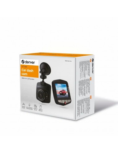 Denver CCT-1230MK3 Dashcam 2.4" Batería Recargable MicroSD Negra