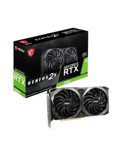MSI GeForce RTX 3060 VENTUS 2X 12G OC NVIDIA 12 GB GDDR6 (NO LHR) Tarjeta Gráfica