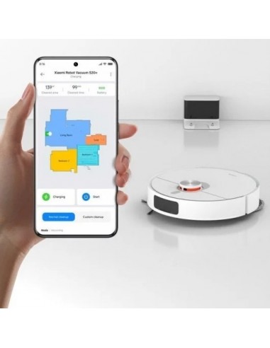 Xiaomi Robot Vacuum S20 Plus Robot Aspirador y Friegasuelos Blanco