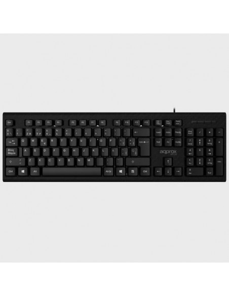 Approx APPMX235 Kit de Teclado y Ratón USB Negro