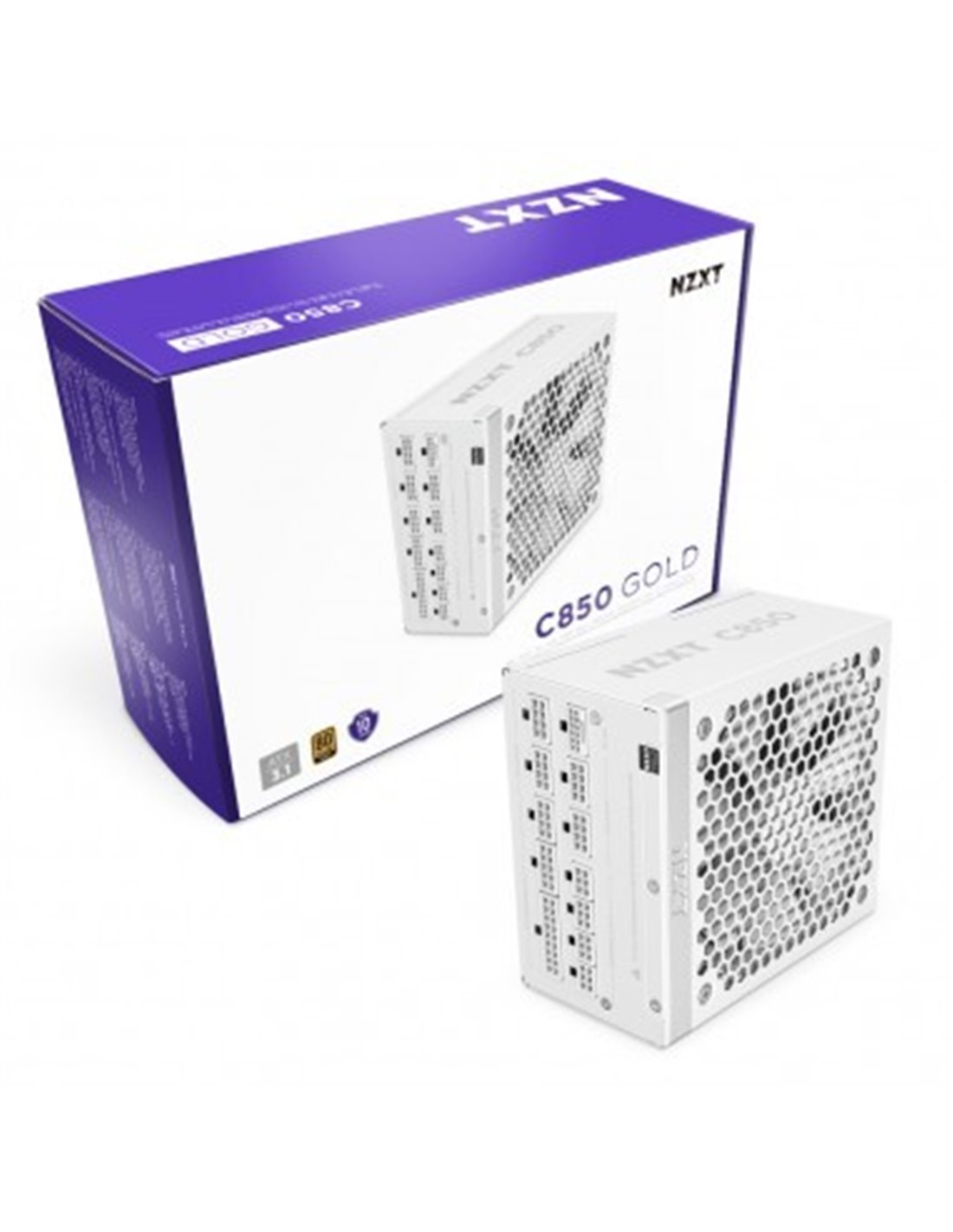 NZXT C850 850W 80 Plus Gold ATX 3.1 Full Modular Blanca Fuente de ...