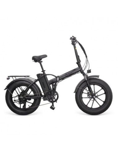 Youin Texas Black V3 Bicicleta Eléctrica Urbana Todoterreno Ruedas Fat 20" Plegable Negro