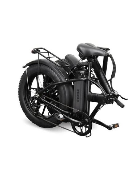 Youin Texas Black V3 Bicicleta Eléctrica Urbana Todoterreno Ruedas Fat 20" Plegable Negro