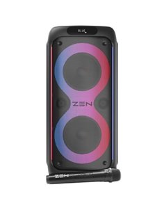 Zen Rings Altavoz Portable Bluetooth LED RGB 600W PMPO + Micrófono