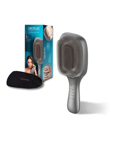 Cecotec HairCare Revitalize Aluminum Cepillo Reparador de Cabello con 5 Tecnologías