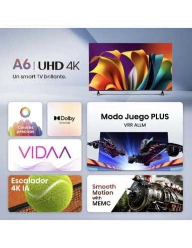Hisense 43A6N 43" DLED UltraHD 4K HDR10 Televisor