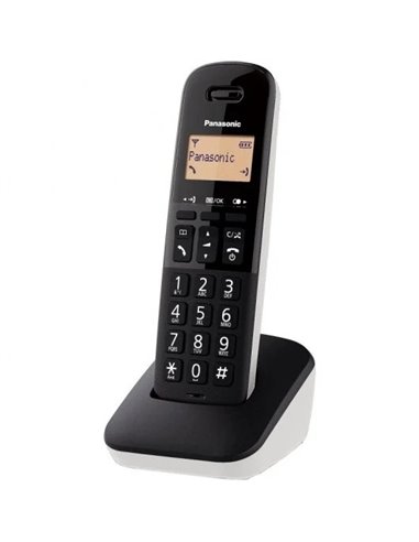Panasonic KX-TGB610SPW Teléfono Inalámbrico Negro/Blanco
