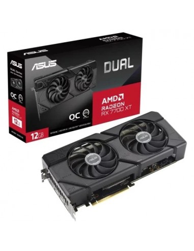 Asus Dual Radeon RX 7700 XT OC Edition 12GB GDDR6 Tarjeta Gráfica