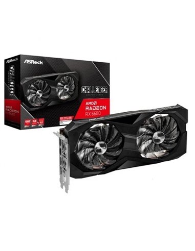 ASRock Challenger D AMD Radeon RX 6600 8GB GDDR6 Tarjeta Gráfica