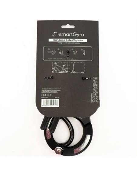SmartGyro Candado con 2 Llaves para Patinetes Eléctricos y Bicicletas