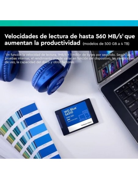 WD Blue SA510 2TB 2.5" SSD SATA 3 Disco Duro