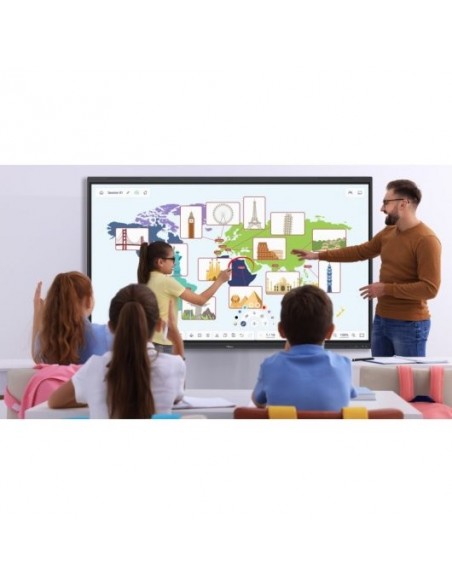 Optoma Premium Creative Touch Serie 5 de 86" Pantalla Interactiva Certificación Google EDLA Táctil