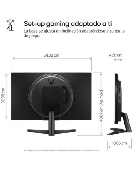 LG UltraGear 24GS60F-B 23.8" LED IPS FullHD 180Hz FreeSync Monitor Gaming