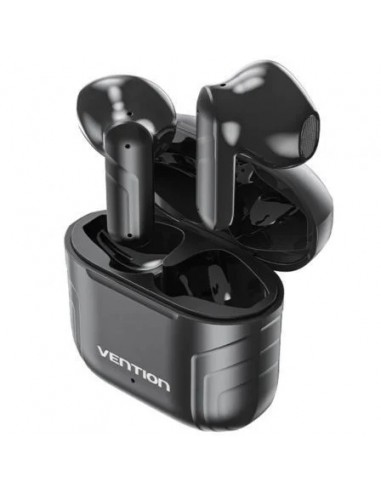 Vention ELF 05 Auriculares True Wireless con Estuche de Carga Negros