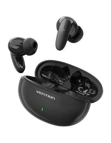 Vention NBFB0 Auriculares Bluetooth con Estuche de Carga Negros