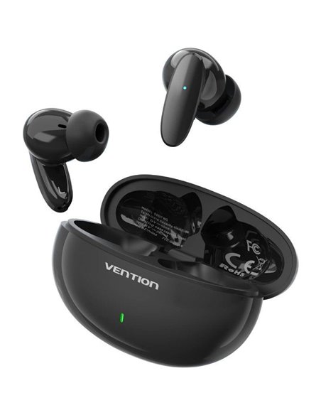 Vention NBFB0 Auriculares Bluetooth con Estuche de Carga Negros