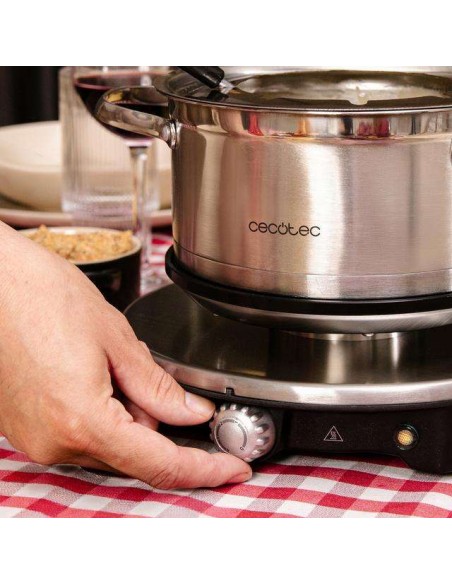 Cecotec Fun Gourmetfondue Advance Fondue Eléctrica con 1500W y 8 Tenedores.