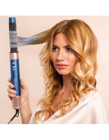 Cecotec Bamba CeramicCare AirGlam Blue Moldeador Multifunción 8en1 con Tecnología Coanda