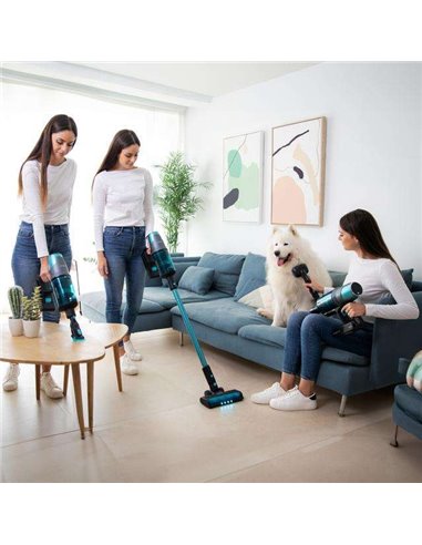 Cecotec Conga Rockstar 7500 Astral ErgoWet Animal T Aspirador Vertical 4en1 con Potencia 680W