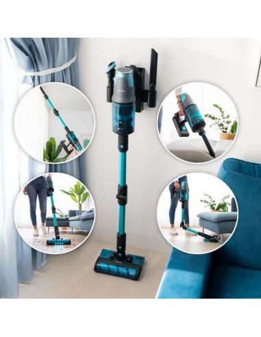 Cecotec Conga Rockstar 7500 Astral ErgoWet Animal T Aspirador Vertical 4en1 con Potencia 680W