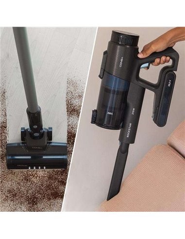 Cecotec Conga Rockstar 1500 Ray Eternal Aspirador Escoba sin Cables sin Bolsa 3en1 con Ciclón Paralelo