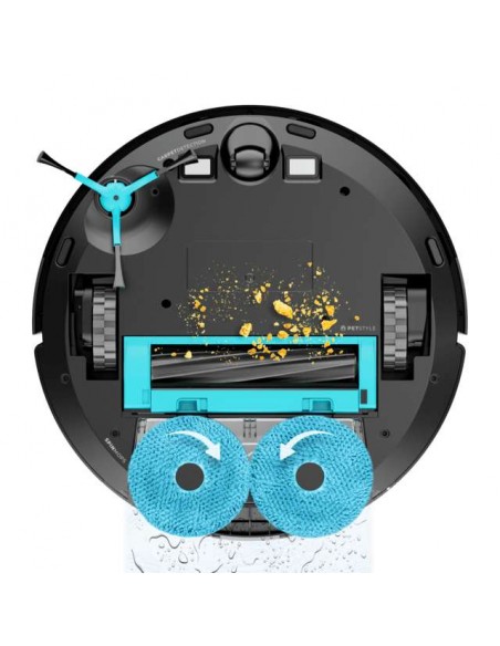 Cecotec Conga 9990 AI Spin Revolution Ultra Power Home Robot Aspirador con Base de Autovaciado