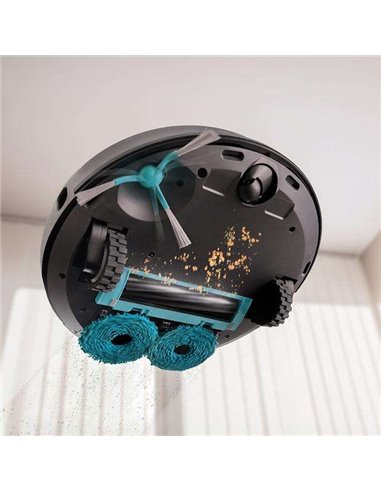 Cecotec Conga 9990 AI Spin Revolution Ultra Power Home Robot Aspirador con Base de Autovaciado