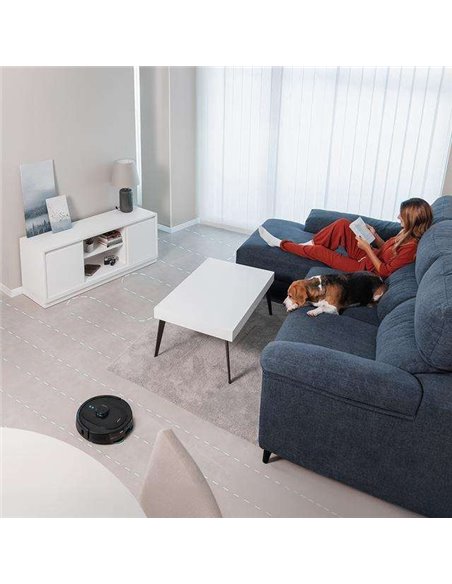 Cecotec Conga 9990 AI Spin Revolution Ultra Power Home Robot Aspirador con Base de Autovaciado