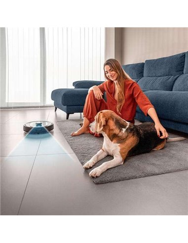 Cecotec Conga 9990 AI Spin Revolution Ultra Power Home Robot Aspirador con Base de Autovaciado