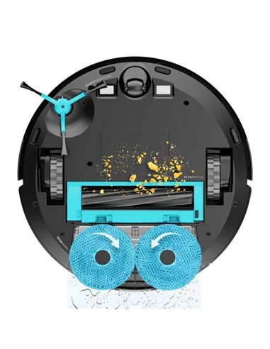 Cecotec Conga 9590 Spin Revolution Ultra Power Robot Aspirador con Navegación Láser Inteligente
