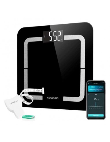 Cecotec Surface Precision Smart Healthy. Báscula de Baño Digital Inteligente con Alta Precisión