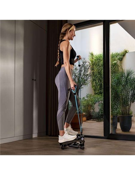 Cecotec Stepper Drumfit StepTrain 1000 Band Stepper con Bandas Elásticas de Resistencia
