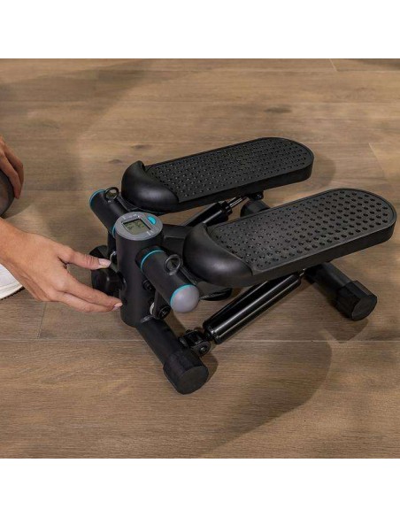 Cecotec Stepper Drumfit StepTrain 1000 Band Stepper con Bandas Elásticas de Resistencia