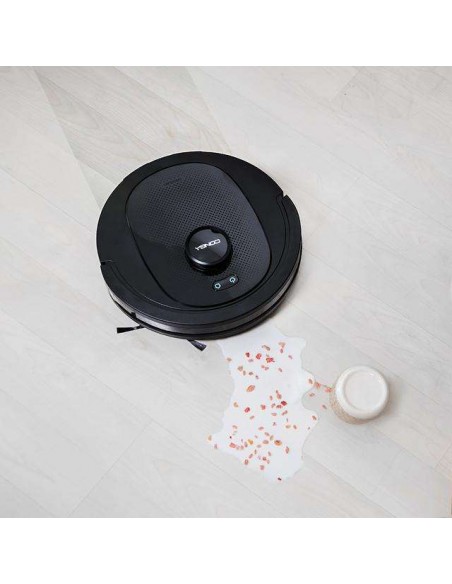 Cecotec Conga 7490 Ultimate Genesis Robot Aspirador con Tecnología de Navegación Láser. Limpieza 4en1