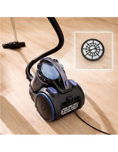 Cecotec Conga Rockstar Multicyclonic XXL Animal Plus Aspirador de Trineo sin Bolsa 4L y 800W