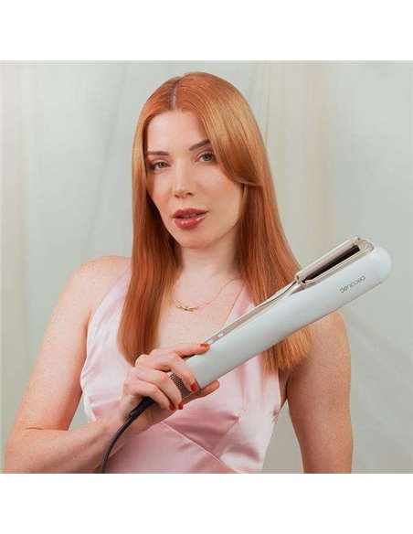 Cecotec RitualCare Air Lisse 2en1 Champagne Secador Plancha de pelo con aire con 2 cabezales