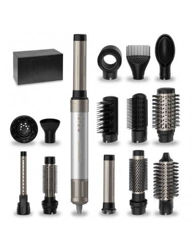 Cecotec Bamba CeramicCare AirGlam Aluminum Moldeador Multifunción 14 en 1 con Tecnología Coanda