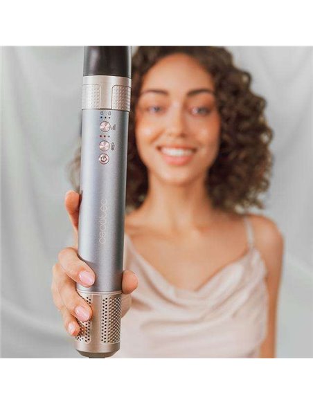 Cecotec Bamba CeramicCare AirGlam Aluminum Moldeador Multifunción 14 en 1 con Tecnología Coanda