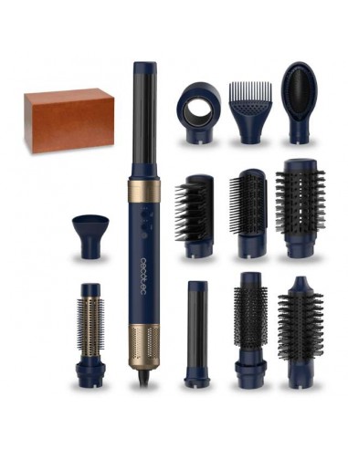 Cecotec Bamba CeramicCare AirGlam Blue Moldeador Multifunción 12en1 con Tecnología Coanda