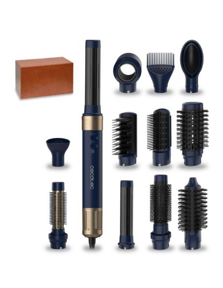 Cecotec Bamba CeramicCare AirGlam Blue Moldeador Multifunción 12en1 con Tecnología Coanda