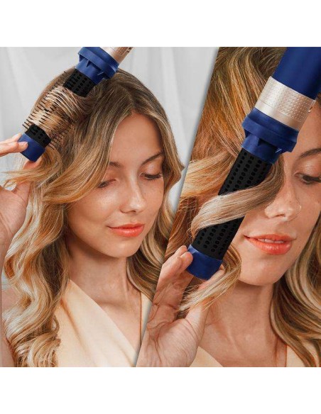 Cecotec Bamba CeramicCare AirGlam Blue Moldeador Multifunción 12en1 con Tecnología Coanda
