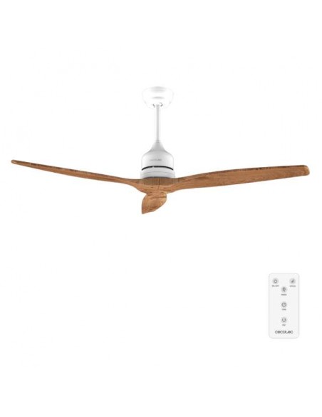 Cecotec EnergySilence Aero 5270 White&BlackWood Ventilador de Techo de 40W y 52"