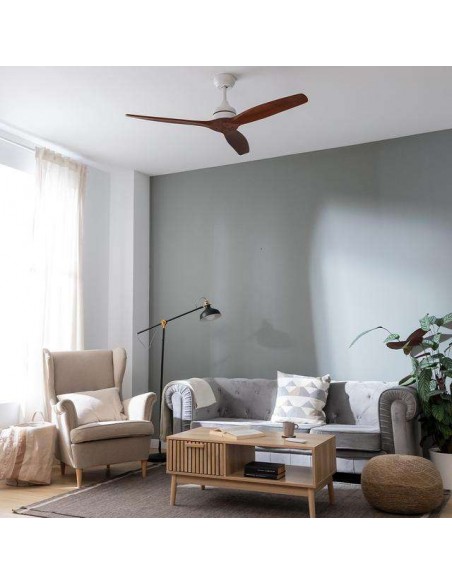 Cecotec EnergySilence Aero 5270 White&BlackWood Ventilador de Techo de 40W y 52"